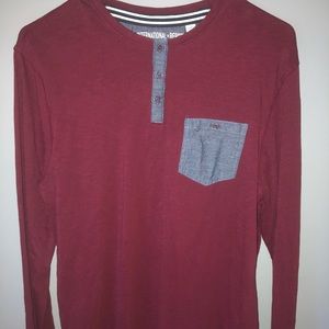 26 International Long Sleeve Henley Shirt